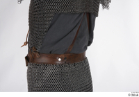  Photos Medieval Knight in mail armor 1 Medieval clothing leather belt upper body 0004.jpg
